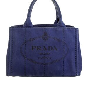 PRADA SMALL CANOPA LOGO TOTE